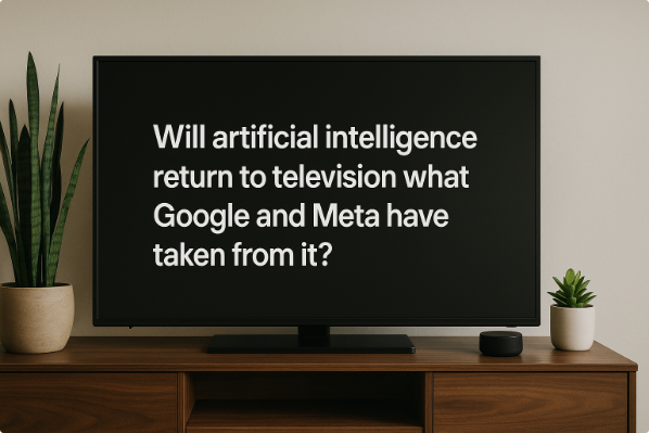 Will Artificial Intelligence Return to Television What Google and Meta Have Taken from It?